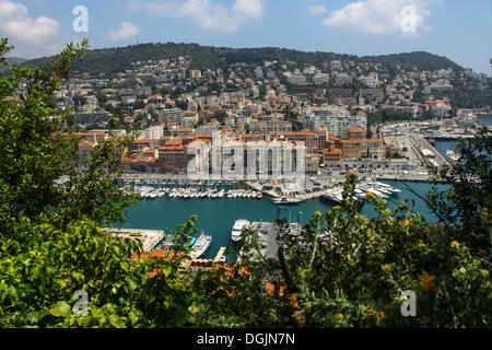 Port, Nizza Cote d'Azur, in Francia, in Europa Foto Stock