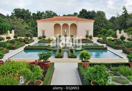 Giardino italiano rinascimentale, Hamilton Gardens, Hamilton, Isola del nord, Nuova Zelanda Foto Stock