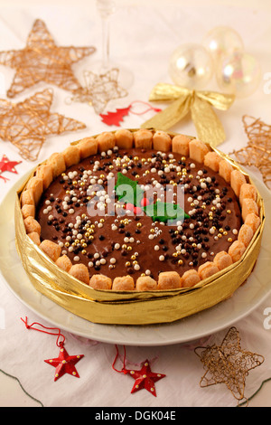 Il Natale di Charlotte. Ricetta disponibile. Foto Stock