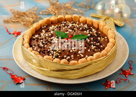 Il Natale di Charlotte. Ricetta disponibile. Foto Stock