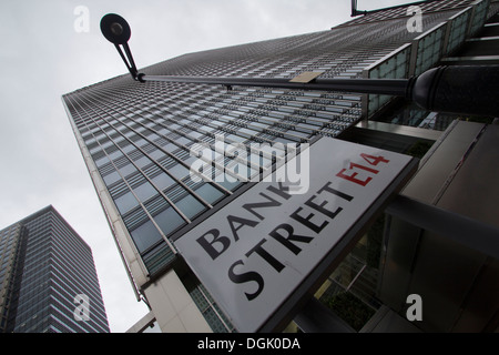 J.P. Morgan e Co, Jp morgan Bank Street, Londra, Regno Unito Foto Stock