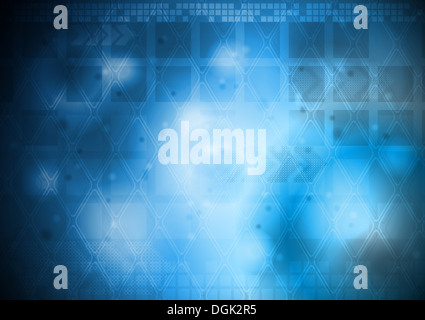 Blu di progettazione tecnica. Eps vettore 10 Foto Stock