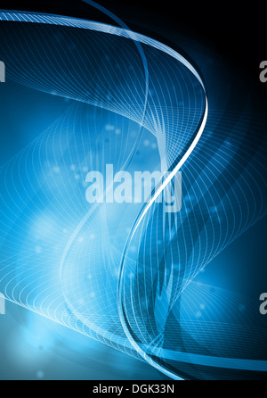 Elegante blu disegno vettoriale. Eps 10 Foto Stock