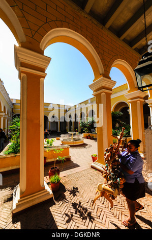 Cuba, Trinidad, Palacio Cantero, museo de historia municipal Foto Stock