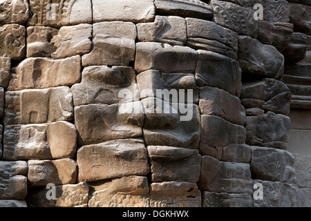 Le antiche rovine di Banteay Chhmar vicino a Battambang, Cambogia. Foto © Dennis Drenner 2013. Foto Stock