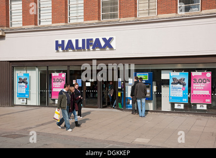La York succursale di Halifax Bank. Foto Stock
