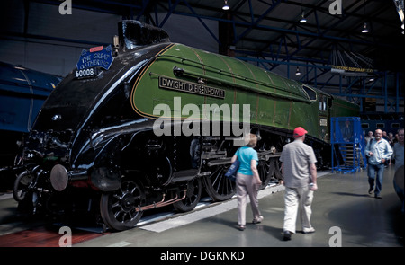 A4 classe pacifico locomotiva a vapore Dwight D Eisenhower al grande raduno National Railway Museum. Foto Stock