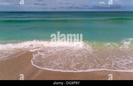 Una vista del Golfo del Messico da Boca Grande Beach in Florida. Foto Stock