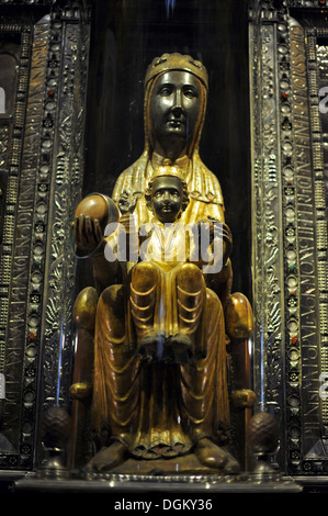 Madonna Nera di Montserrat in Spagna. Foto Stock