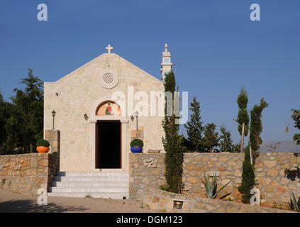 Cappella, Stalida, Stalis, Creta, Grecia, Europa PublicGround Foto Stock