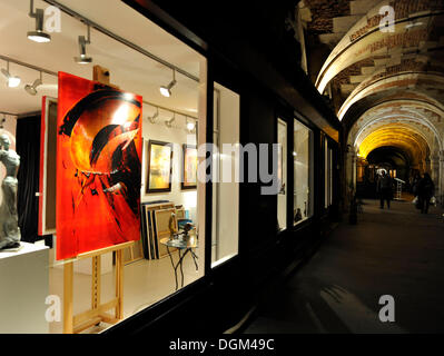 Arte Ebraica Galleria, Place des Vosges, ebraica Marais Quartiere Borgo San Paolo, Parigi, Francia, Europa Foto Stock