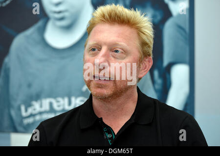 Boris Becker, GER, conferenza stampa, tennis, Mercedes Cup 2012 Weissenhof di Stoccarda, Baden-Wuerttemberg Foto Stock