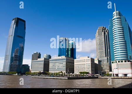 Skyline della città di jersey, new jersey, Stati Uniti d'America Foto Stock