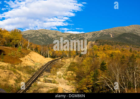 Mount Washington nationalpark, new Hampshire, New England, Stati Uniti d'America Foto Stock