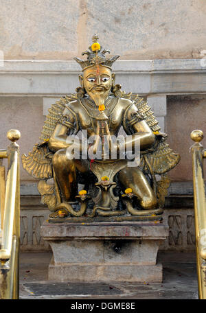 Statua della divinità Indù Vishnu, Jagdish Temple, Udaipur, Rajasthan, Nord India, India, Asia del Sud, Asia Foto Stock