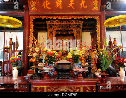 Ngoc Son Temple, Jade tempio di montagna, lago Hoan Kiem, Hanoi, Vietnam del Nord, Vietnam, Asia sud-orientale, Asia Foto Stock