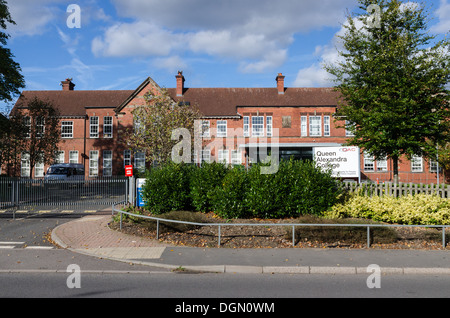 La regina Alexandra College di Birmingham che è una carità nazionale per le persone non vedenti o ipovedenti Foto Stock