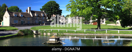 Estate vista sul villaggio Barrowden, Rutland County, England, Regno Unito Foto Stock