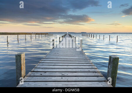 Steinhuder Meer o il Lago Steinhude, Mardorf, Wilhelmstein island, Bassa Sassonia Foto Stock