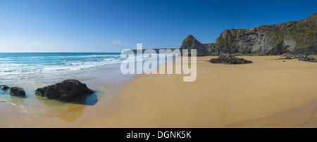 Tregurrian tra Newquay e Padstow, Cornwall, England, Regno Unito, Europa Foto Stock