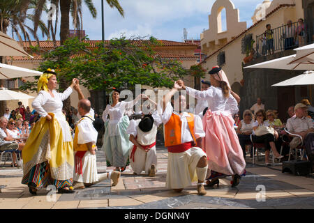 Costume tradizionale festival a Las Palmas Gran Canarie, Isole Canarie, Spagna Foto Stock