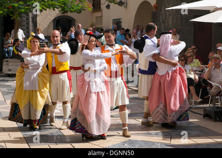 Costume tradizionale festival a Las Palmas Gran Canarie, Isole Canarie, Spagna Foto Stock