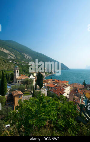 A Torbole sul lago di Garda, Trentino, Italia, Europa Foto Stock