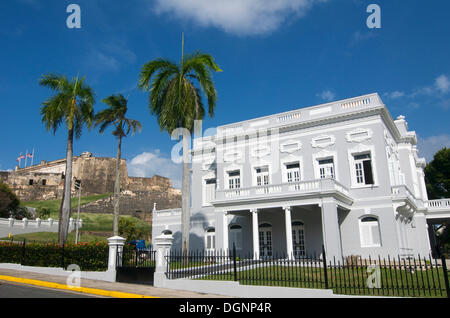 Dipartimento di Stato per la reception, centro storico, San Juan, Puerto Rico e dei Caraibi Foto Stock