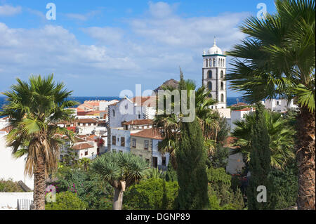 Vecchia città di Garachico, Tenerife, Isole Canarie, Spagna, Europa Foto Stock