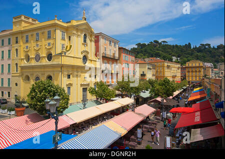 Place Charles, città vecchia, Nizza, Riviera Francese, Alpes-Maritimes, Provence-Alpes-Côte d'Azur, in Francia Foto Stock