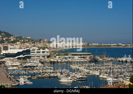 Marina, Cannes, Riviera Francese, Alpes-Maritimes, Provence-Alpes-Côte d'Azur, in Francia Foto Stock