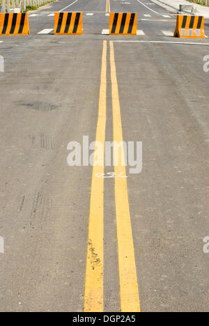 Chiusura della strada Foto Stock