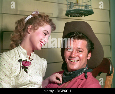 OKLAHOMA! 1955 RKO radio Pictures film con Gordon MacRae e Shirley Jones Foto Stock