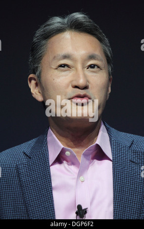 Berlino, Germania, Kazuo Hirai, presidente e CEO di Sony Corporation Foto Stock