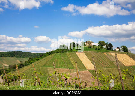 Mausoleo del Württemberg nei vigneti vicino a Stuttgart Rotenberg, Baden-Wuerttemberg Foto Stock