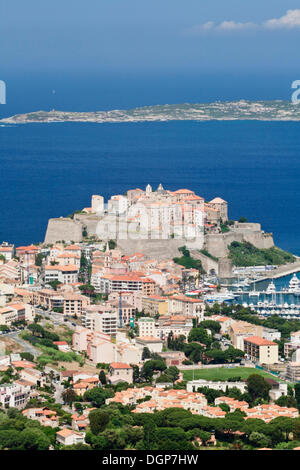 Calvi Balagne Corsica Ovest, Corsica, Francia, Europa Foto Stock