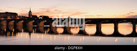 Cessart Pont, Saumur, dipartimento di Maine-et-Loire, regione Pays de la Loire, in Francia, in Europa Foto Stock