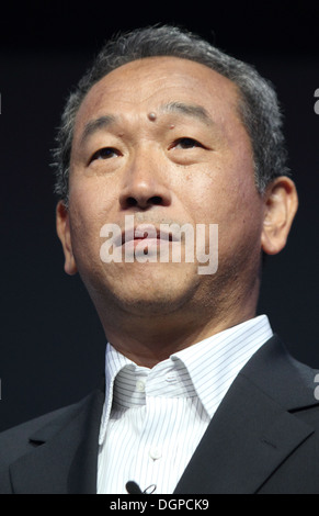 Berlino, Germania, Kazuo Hirai, presidente e CEO di Sony Corporation Foto Stock