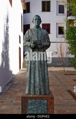 Monumento a Padre José Torres Padilla, San Sebastián de la Gomera, Tenerife, Isole Canarie, Spagna Foto Stock