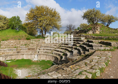 Odeion, Troy, Çanakkale provincia, regione di Marmara, Turchia Foto Stock