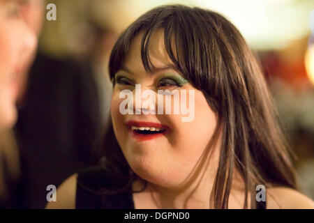 Juliana Goetze, attrice, Teatro RambaZamba, durante un evento tenutosi il 26.10.2011 all'Hilton Hotel di Berlino Foto Stock