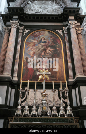 L'Assunzione della Vergine Maria da Peter Paul Rubens nella Cattedrale di Nostra Signora ad Anversa, in Belgio. Foto Stock