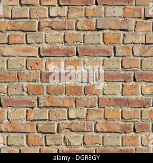 Un muro di mattoni. Seamless Texture. Foto Stock