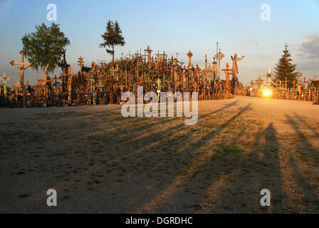 Collina delle Croci, vicino alla città di Siauliai, Lituania, europa Foto Stock