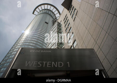 DZ Bank, Westend 1, Frankfurt am Main, Hesse Foto Stock