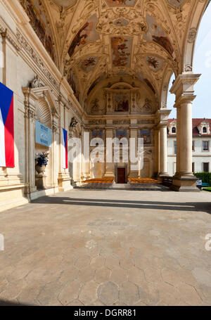 Palazzo Wallenstein, città vecchia, Praga, Repubblica Ceca, Europa Foto Stock