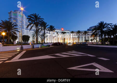 Hotel RIU Maspalomas, Playa del Inglés, San Bartolomé de Tirajana, Gran Canaria, Isole Canarie, Spagna, Europa, PublicGround Foto Stock