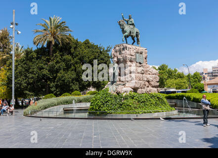 Dal centro città di Palma, Plaça d'Espanya, città vecchia, Ciutat Antiga, Palma de Mallorca, Maiorca, isole Baleari, Spagna, Europa Foto Stock