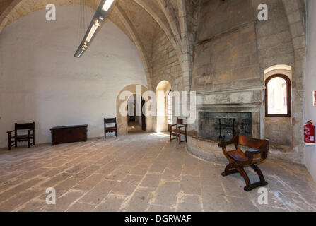 Burg Castill de Bellver, 13. Jahrhundert, Palma de Mallorca, Mallorca, Balearen, Spanien, Europa Foto Stock