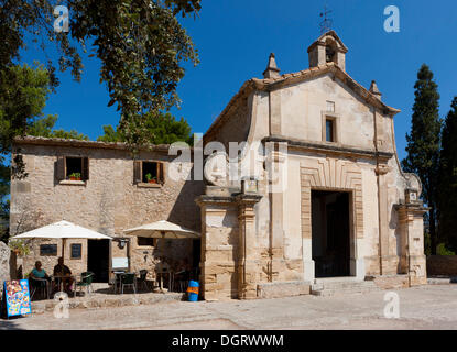 Chiesa Esglesia del Calvari, calvario, Pollença, Maiorca, isole Baleari, Spagna, Europa Foto Stock